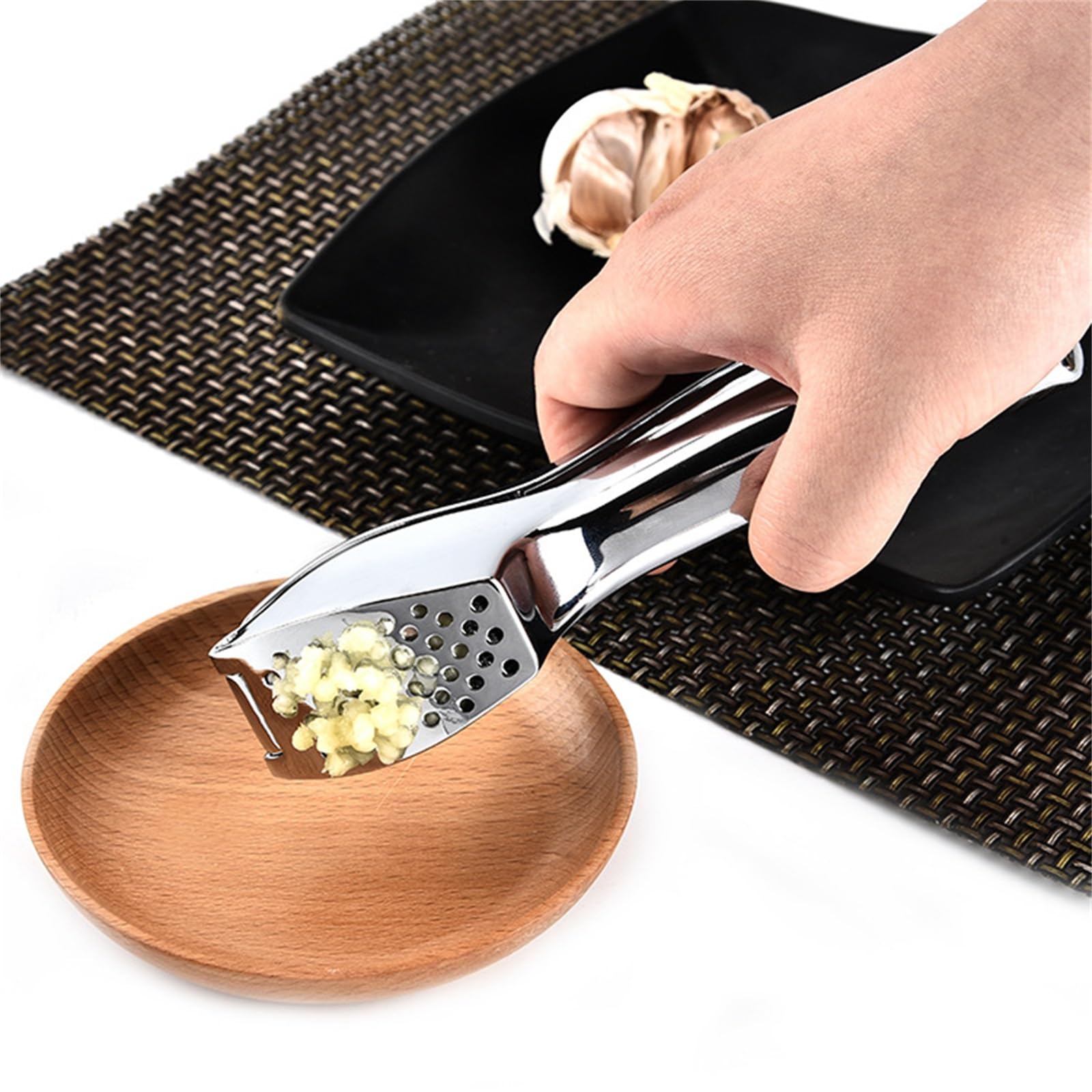ArinkO Kitchen Essential: 3-in-1-Knoblauchpresse und Fleischwolf, das ultimative Knoblauchwerkzeug