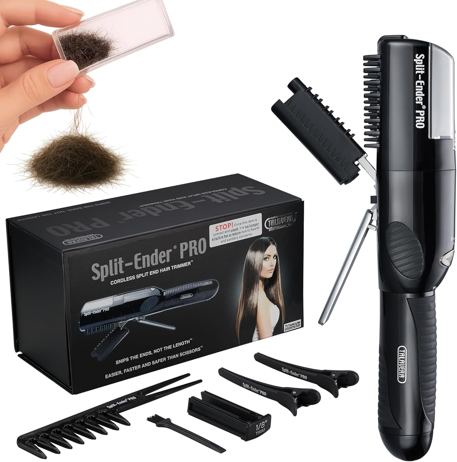 PRO - Original Professional Beauty Tool - Cordless Split End Hair ...