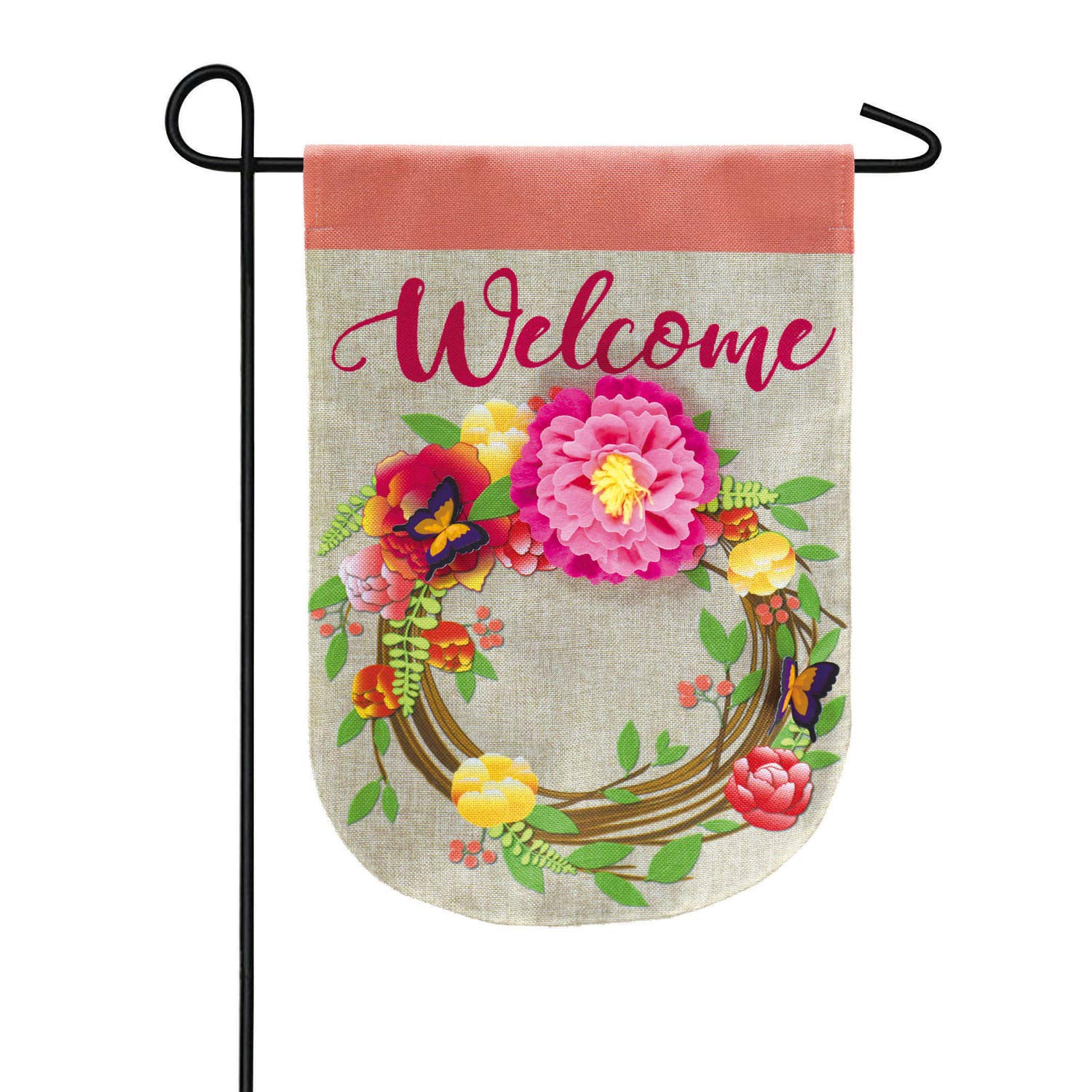 Floral Wreath Garden Burlap Flag 13 X 1 X 18 Inches Buy Online In Bahamas At Bahamas Desertcart Com Productid Floral Wreath Garden Burlap Flag 13 X 1 X 18 Inches Buy Online In Bahamas At Bahamas Desertcart Com Productid