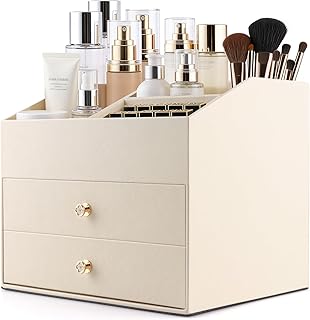 Homeanda Organizador de maquillaje con cajone...