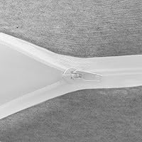 Vista 4 de Betty Dain Funda de almohada universal de jersey elástico, talla única, funda de almohada 100% algodón de punto jersey, cubierta suave