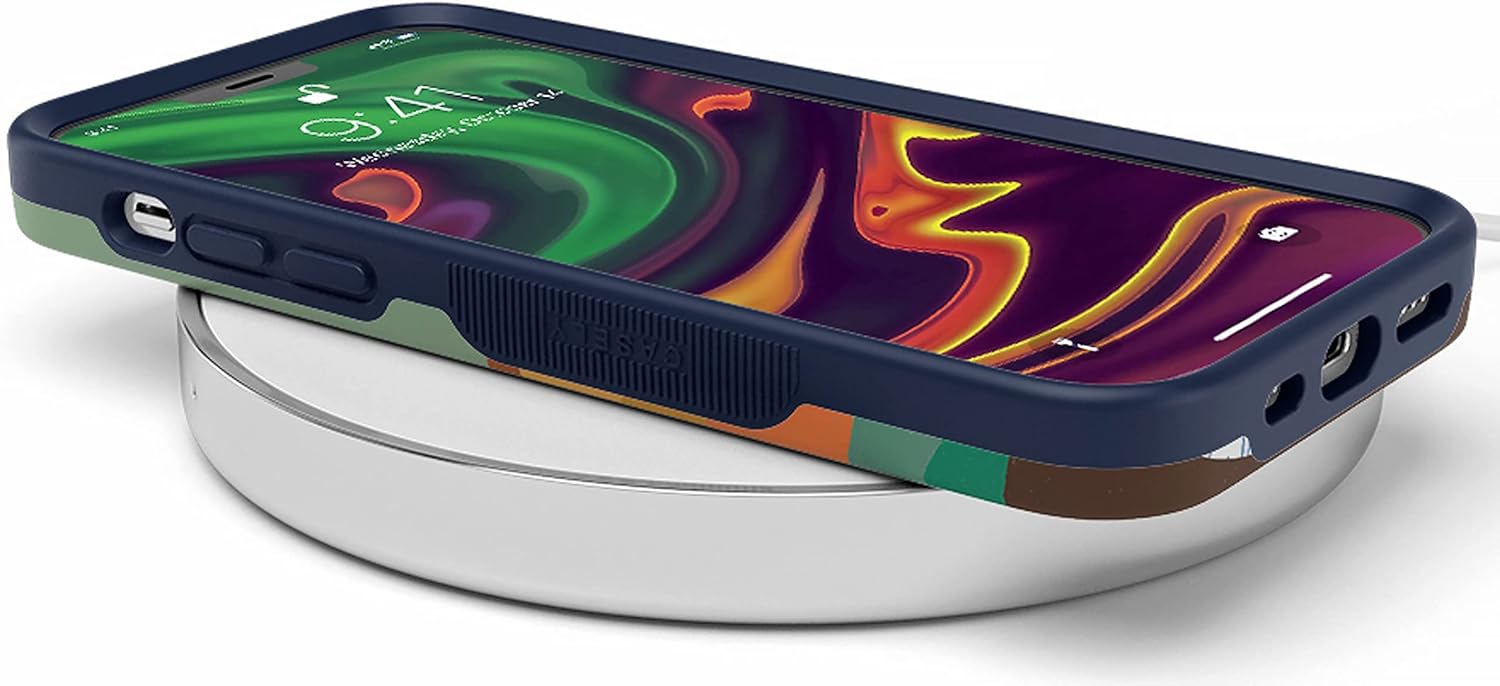 Casely iPhone 12/12 Pro Case | Endless Peaks | Colorblock Mountain | Bold Protective Design | Compatible with MagSafe