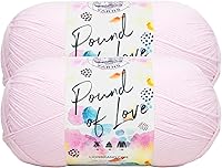 Vista 41 de Lion Brand Yarn 550-150 Hilo Pound of Love, Gris Oxford