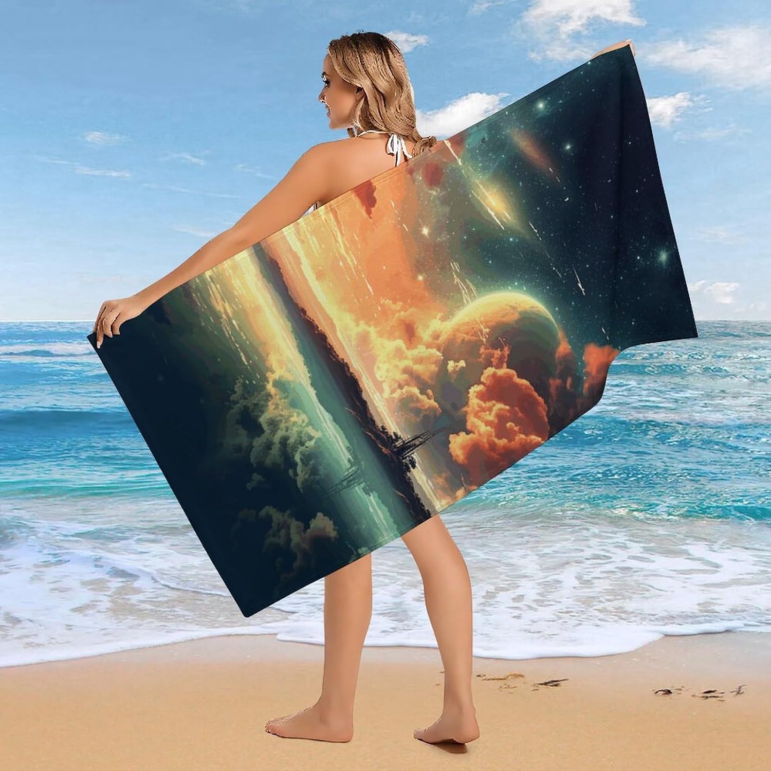 Beach Towel Large Microfiber Quick Dry Towels Super Absorbent