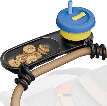 Stroller Tray Attachment with Cup Holder for Kids Stroller Accessories