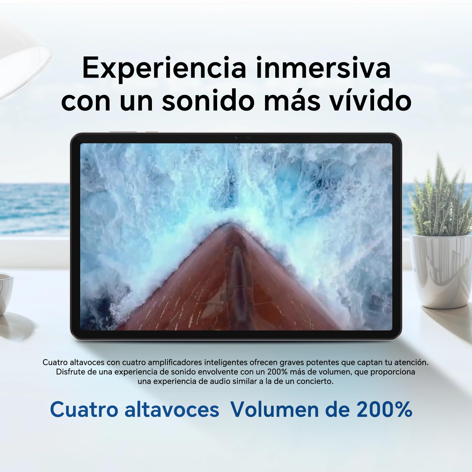 HONOR Pad X9a Tablet 11.5" 2.5K 120Hz Pantalla Cuidado Ocular, 6GB RAM 128GB ROM, Snapdragon 685, Batería 8300mAh, Carga 35W, 4 Altavoces, Cuerpo de Metal, Tablet Android 15, Gris — view 5
