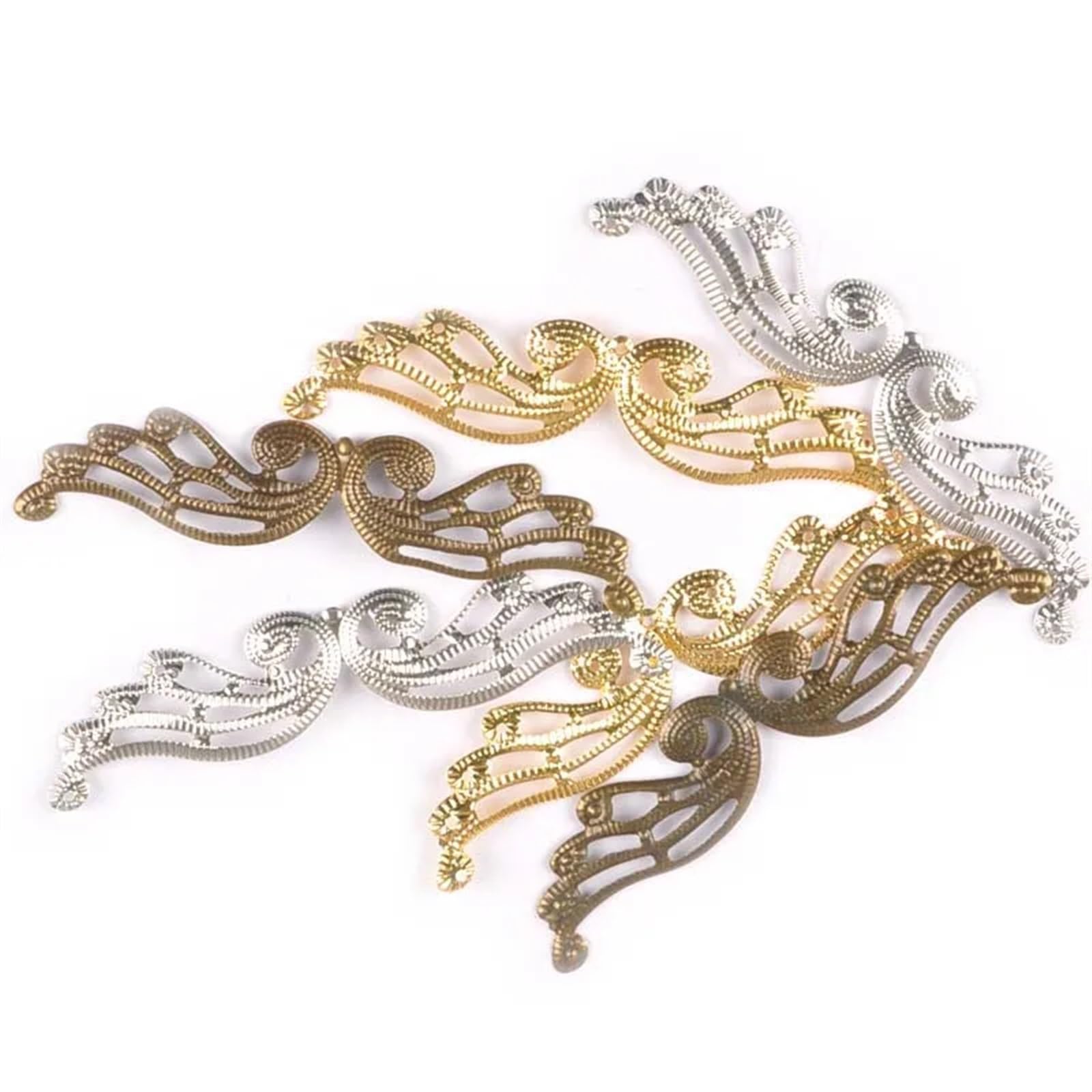 Ochraniacz narożników, Ochraniacz narożników książ 10 szt. 3 kolory metalowych łączników do rękodzieła DIY Scrapbooking Dekoracje domu Akcesoria(Gold)