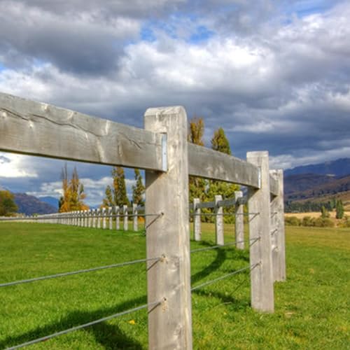 Miniatura 8 de Soporte de valla 8 paquetes, soportes galvanizados 2x4 para riel de madera, kit de reparación de soporte de valla