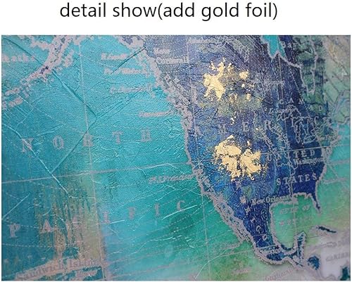 Miniatura 8 de Pogusmavi Arte de pared para sala de estar, galería, marco de pared, conjunto de arte de pared, arte de pared de mapa de 16 x 32 pulgadas, 3 piezas