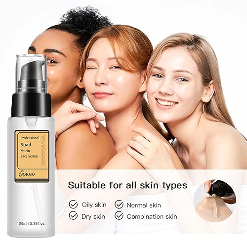 Miniatura 7 de Suero de mucina de caracol al 96%, filtrado de secreción de caracol 96%, mucina de caracol avanzada 96% esencia reparadora de energía, suero