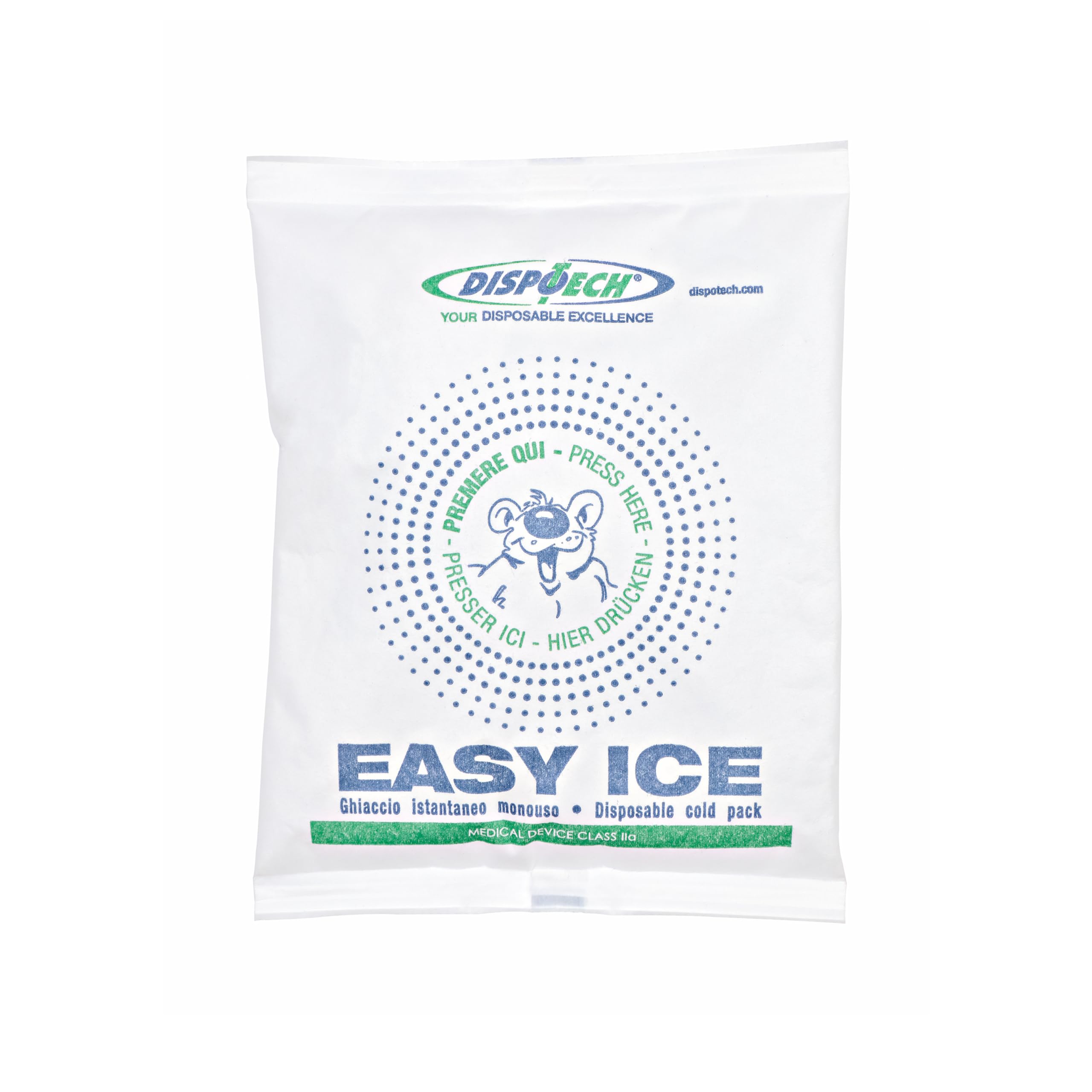 DISPOTECH - Ghiaccio Istantaneo monouso, Busta in TNT - 2 Box 25pz, 50 unità - EASY ICE 14 x 18