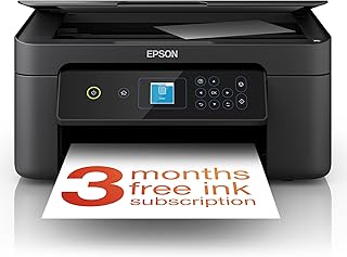 Epson Expression Home XP-3205 3-in-1 Ink Multifunction Printer, Scanner, Copier, WiFi, 1440dpi, Duplex, 1.45 Inch Display, DIN A4, incl. 3 Months Readyprint Flex Trial