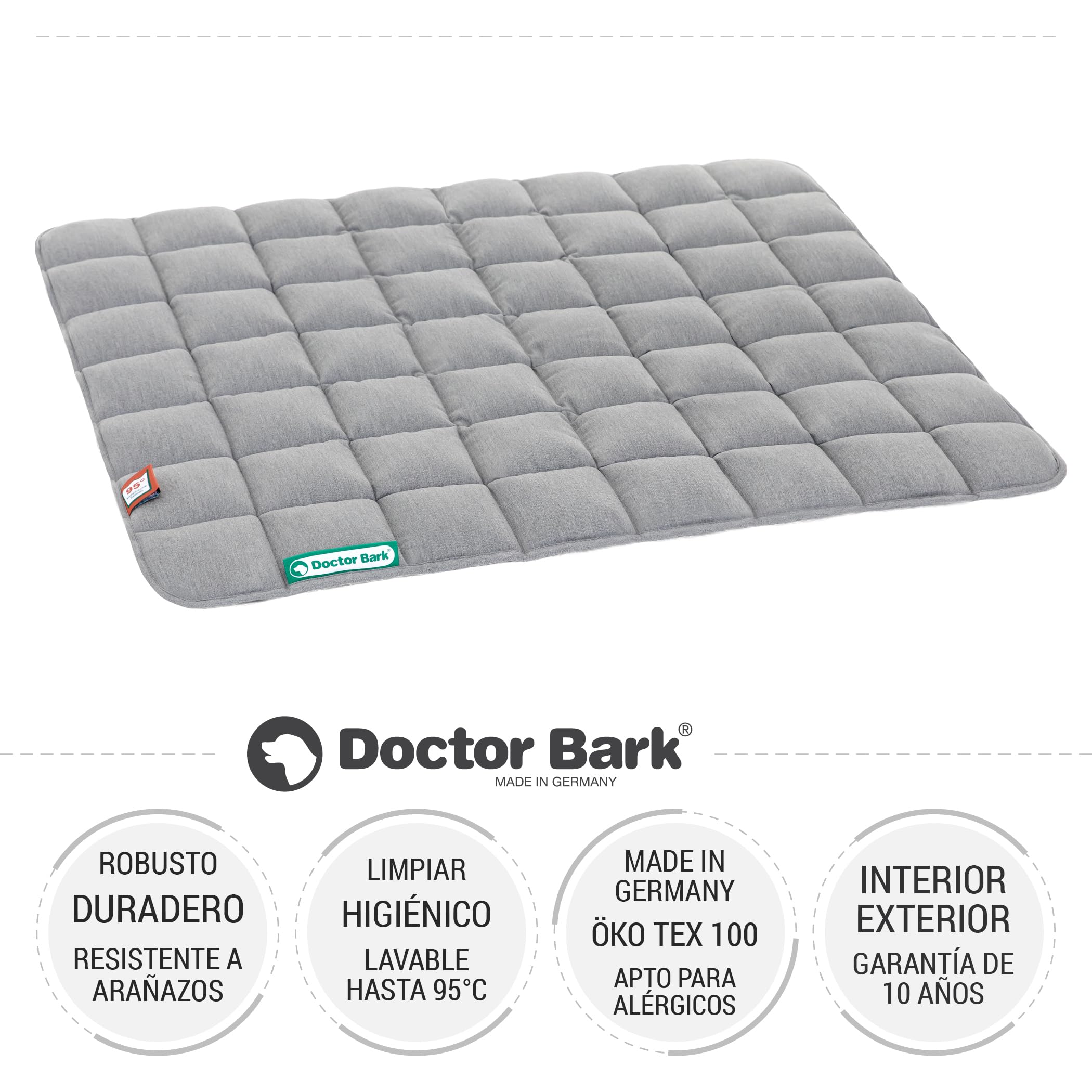 Doctor Bark Manta de Perros, Robusto, Lavable a 95 ° C - Disponible en Diferentes tamaños y Colores