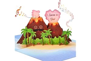 I LAVA YOU DAD Fathers Day Card with Music & Lights