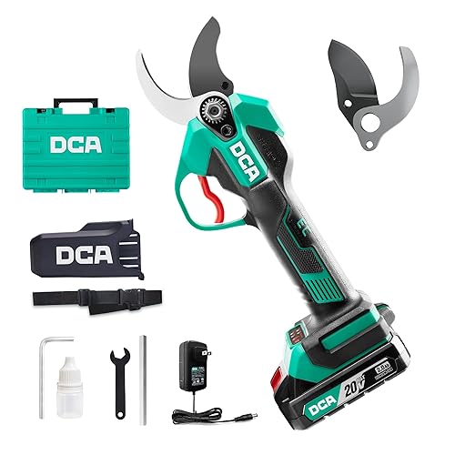 DCA Sécateur Électrique Sans fil 20V, max 35mm Secateur Electrique
