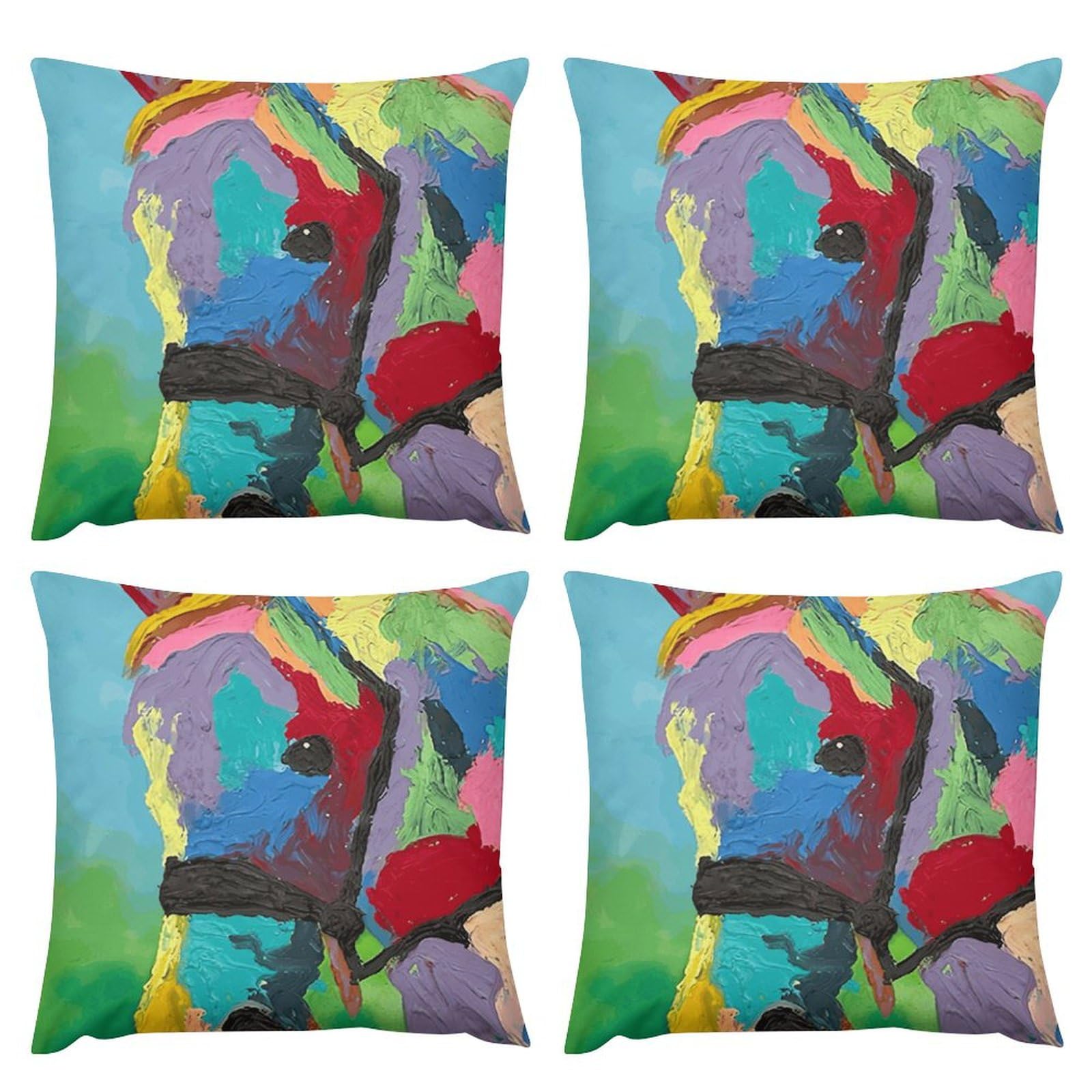 Luxurious Soft Short Plush Pillowcase - Perfect Blend of Comfort and StyleArt Painting_20240421105904oil PaintingArt Painting_20240421105904oil Painting 16 "x16