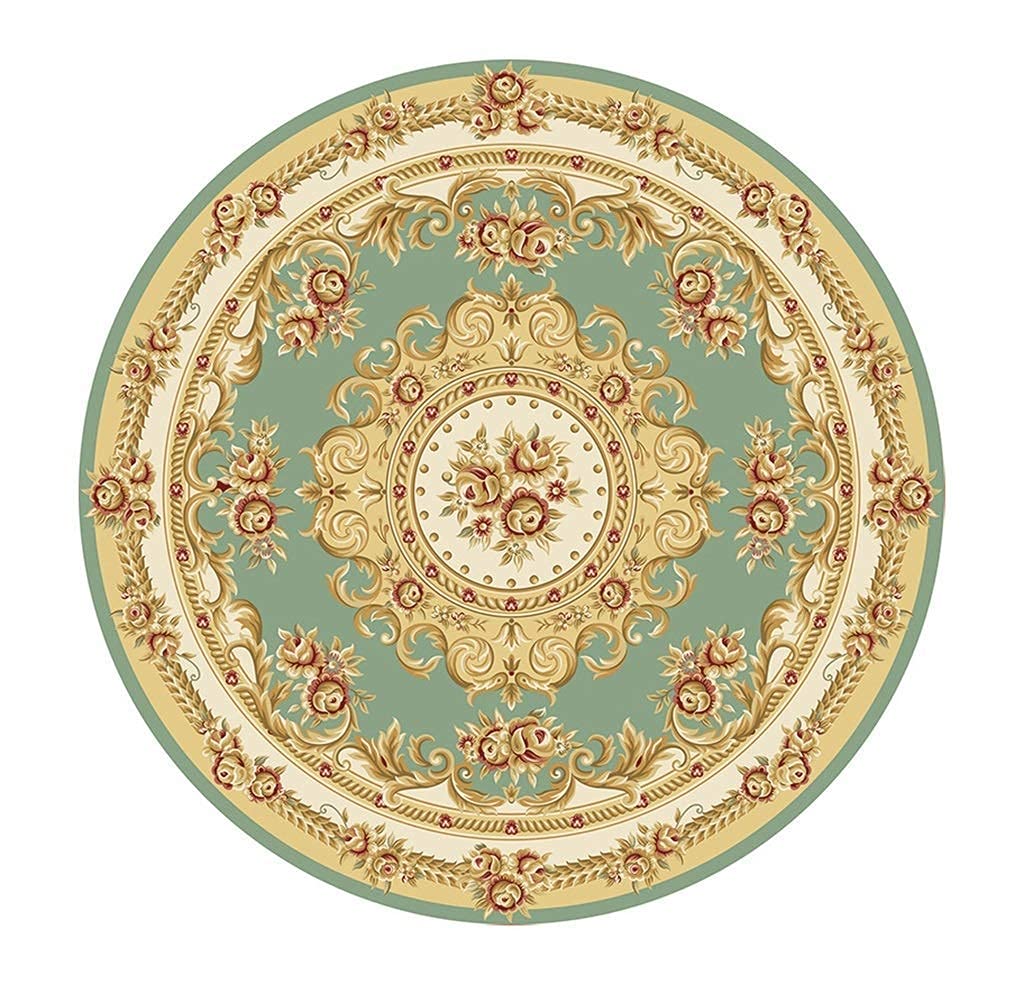 Coussins de chaise d'ordinateur et tapis de sol rond anti-rayures
