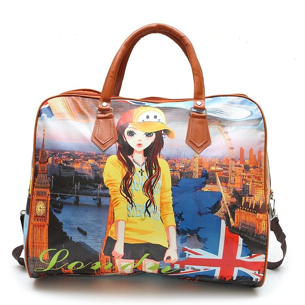 Polyester 236Cms Multi-Colour Softsided Travel Duffle-image-40