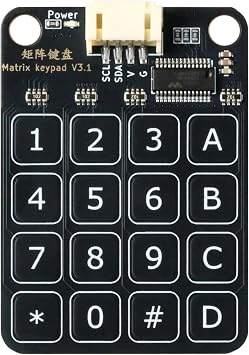 2-Pack I2C Keypad Module, Capacitive Sensing, for Arduino, ESP32, Raspberry Pi