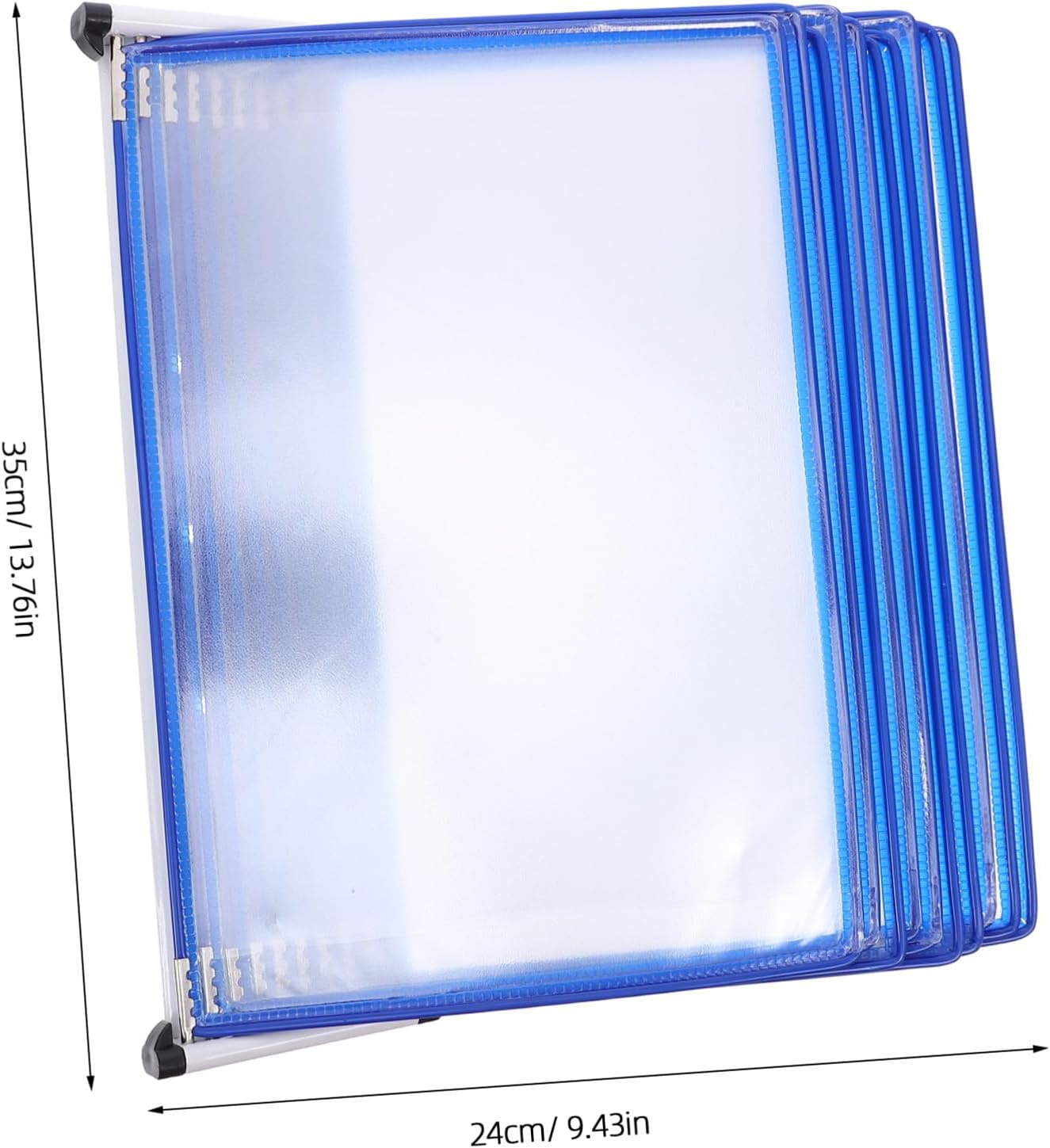 NUOBESTY 壁掛けファイルディスプレイラック 対応 ページ収納 パンフレットホルダー棚 棚 省スペース オフィス用書類整理ラッ