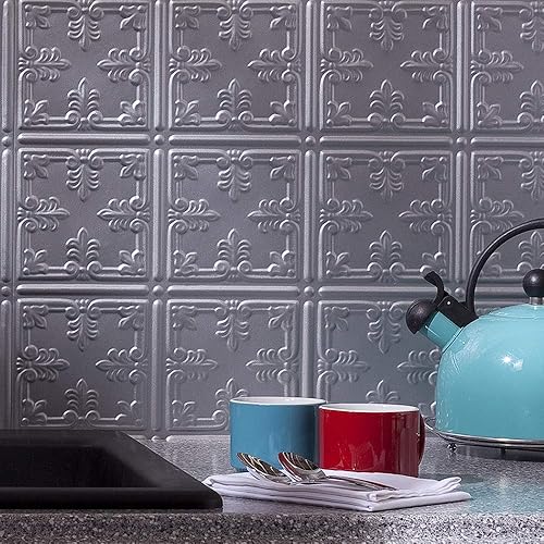 Miniatura 57 de FASÄDE Panel decorativo para salpicaduras de vinilo de estilo tradicional / patrón 10 en bronce antiguo (muestra de 6 x 6 pulgadas)