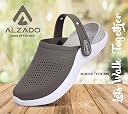 Alzado Men's Clogs, Casual Slip-On Shoes (MOUSE/CREAM, UK Footwear Size System, Adult, Men, Numeric, Medium, 10) gallery image
