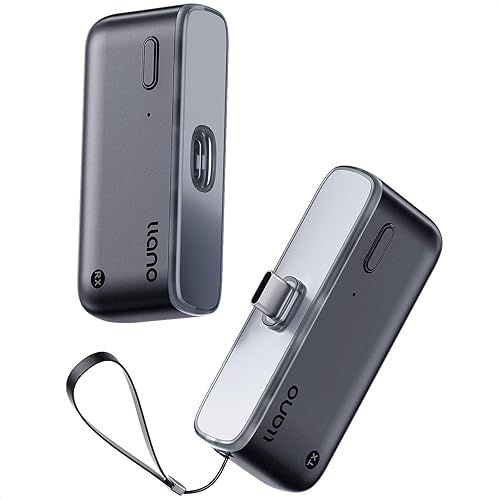 llano S850 Type-C Wireless HDMI Transmitter and Receiver, 50M, Ultra 4K Decode Input 1080P@60Hz Output,Plug&Play 5G+2.4G and Audio for Phone/Tablet/Laptop/PC to Monitor/Projector/TV Box (Black)