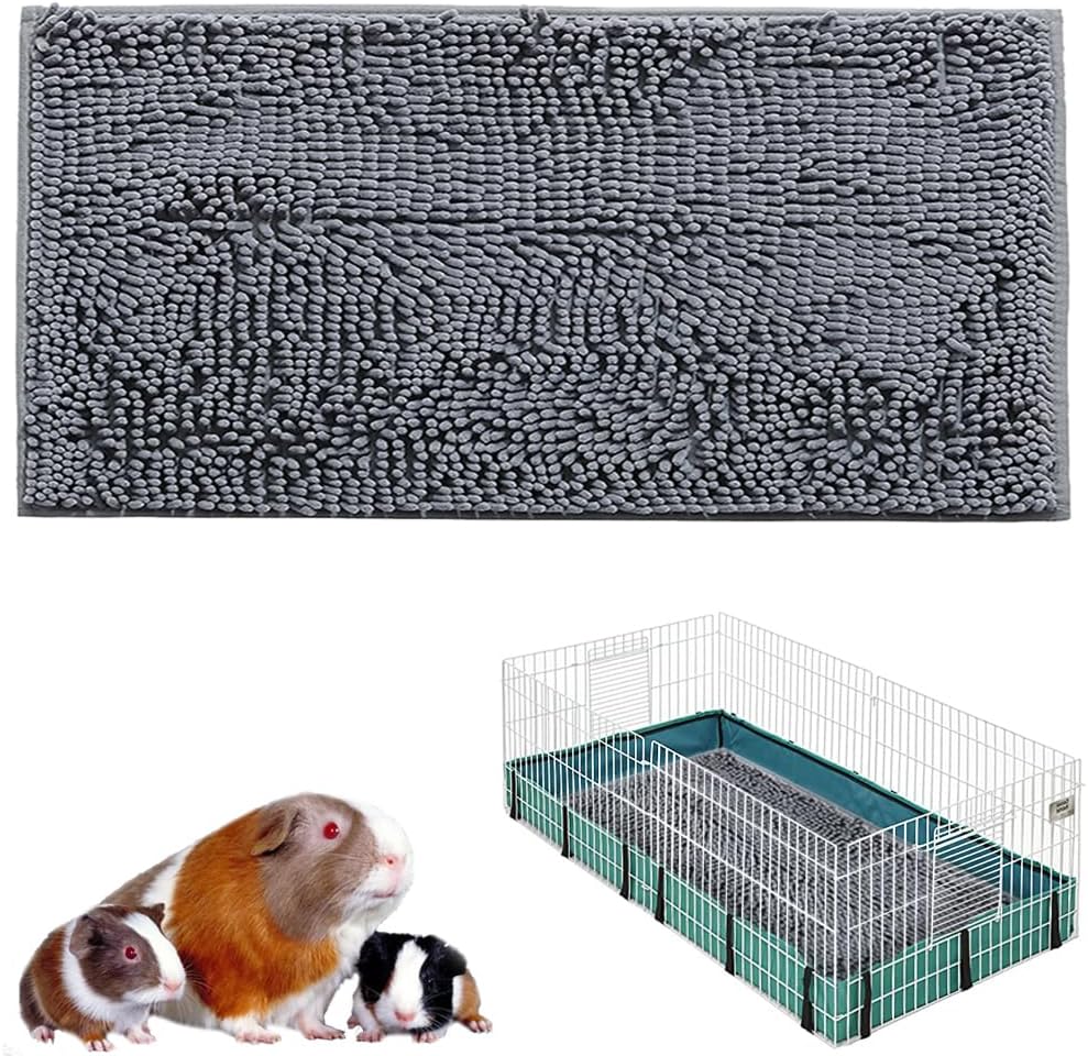 Oncpcare 47x24 Guinea Pig Cage Liner Bed House Pad Winter Warm Squirrel Hedgehog Rabbit Chinchilla Bed Mat Hamster Rat Cage Accessories