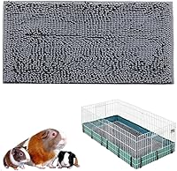 Vista 10 de Oncpcare Forro de Conejo para Cobayas, Almohadillas Lavables para Orina Reutilizables, Tapete de Entrenamiento para Cobayas, Ropa de Cama