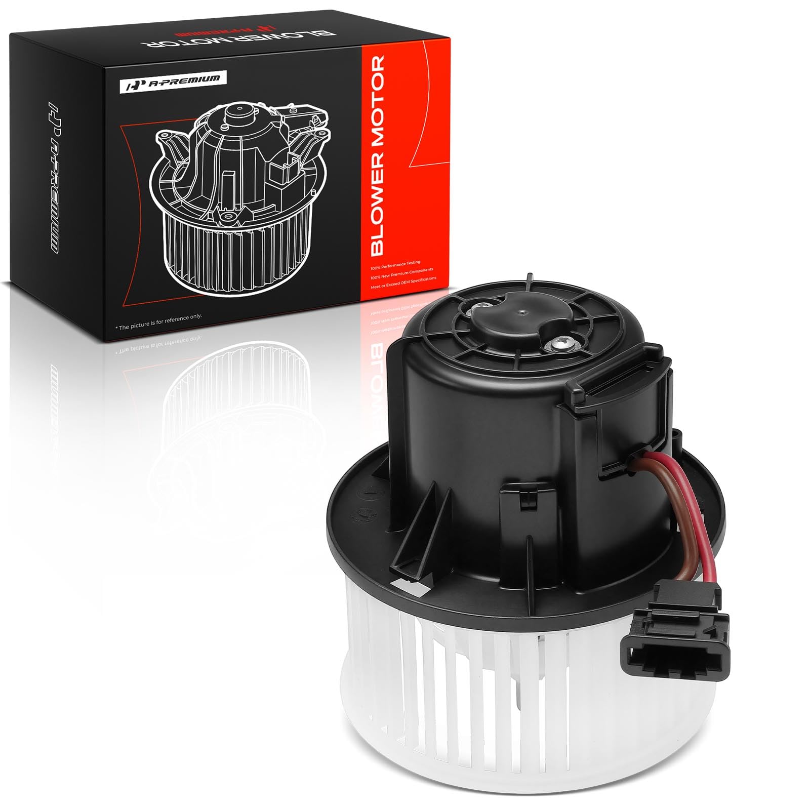 A-Premium Motor de ventilador delantero HVAC con jaula de ventilador | Compatible con Volvo XC60 S60 S80 V70