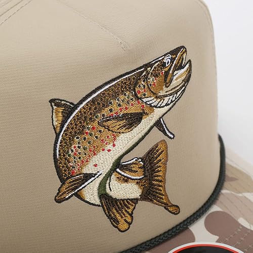Miniatura 6 de Paramount Outdoors Trout Fly Fising Gorras cómodas Snapback para pesca al aire libre, gorras de béisbol para hombres