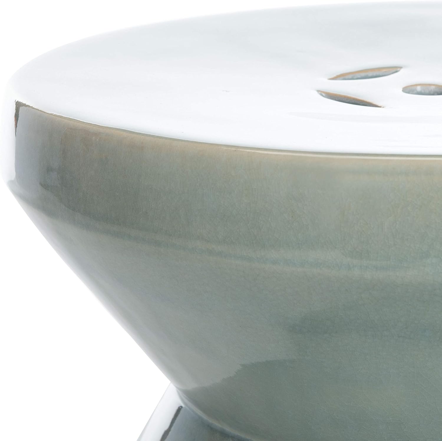 Safavieh ACS4576A Larsa Ceramic Decorative Garden Stool, 0, Blue : Everything Else