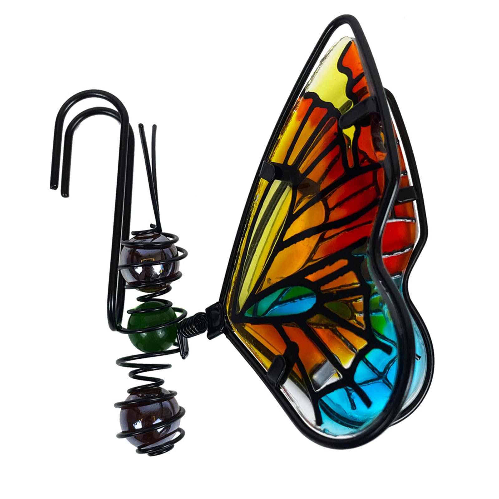 YWLUUOO Butterflies Wall Hanging Planter Decors Metal Wall Mounted Planter Garden Yard Decorative Flower Pots Indoor Outdoor Outdoor Plant Sculpture