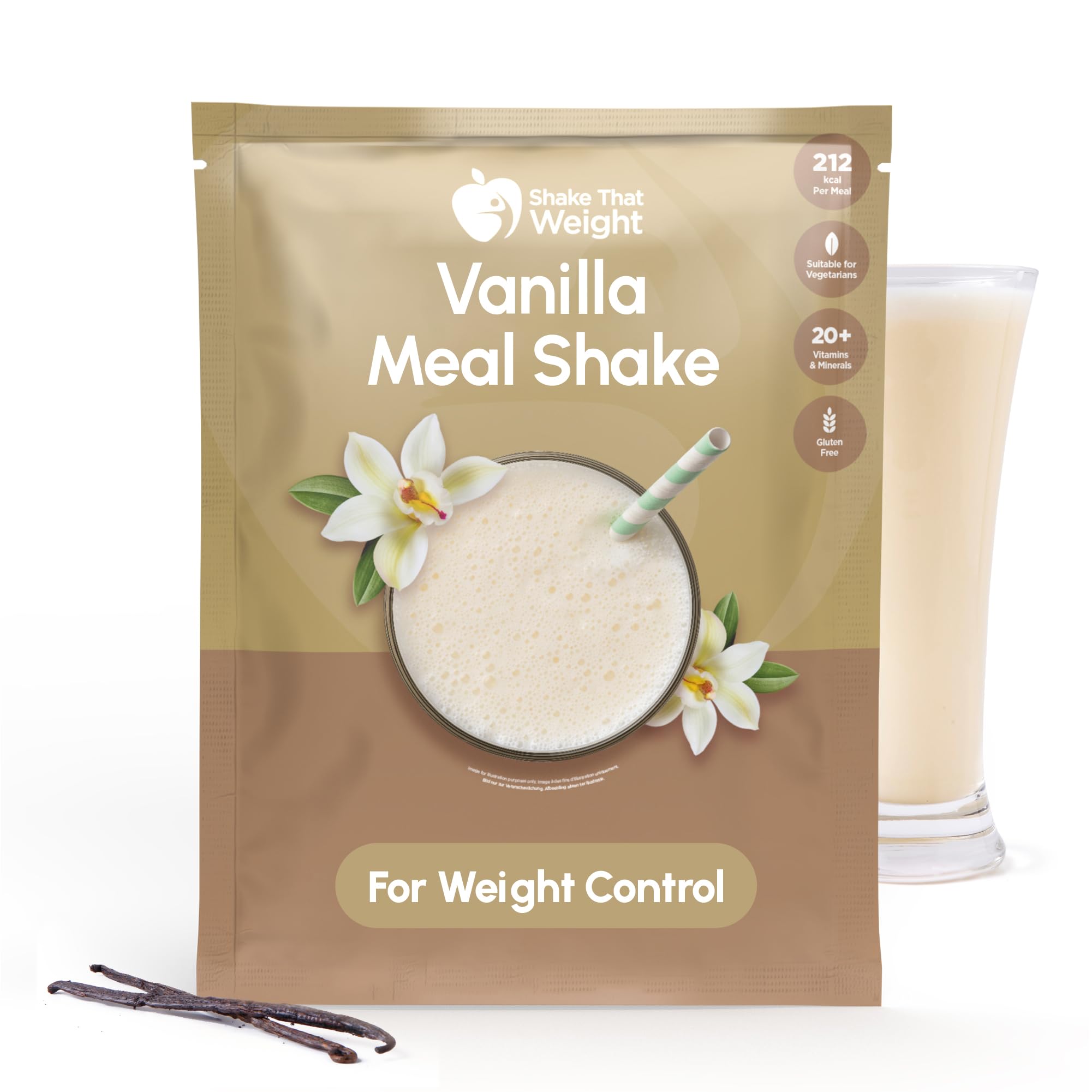10x Diet Shakes - Vanilla Meal Replacement Plan for Weight Loss - Very Low-Calorie Diet - VLCD - High Protein, High Fibre, Gluten Free, Vegetarian