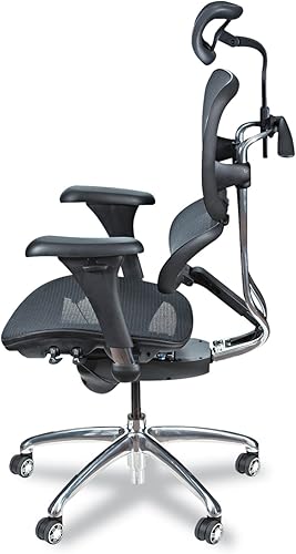 Miniatura 8 de Balt Butterfly - Silla ergonómica de oficina ejecutiva respaldo alto de malla Blach 48-51 pulgadas de alto x 28 pulgadas de ancho x 24 pulgadas de