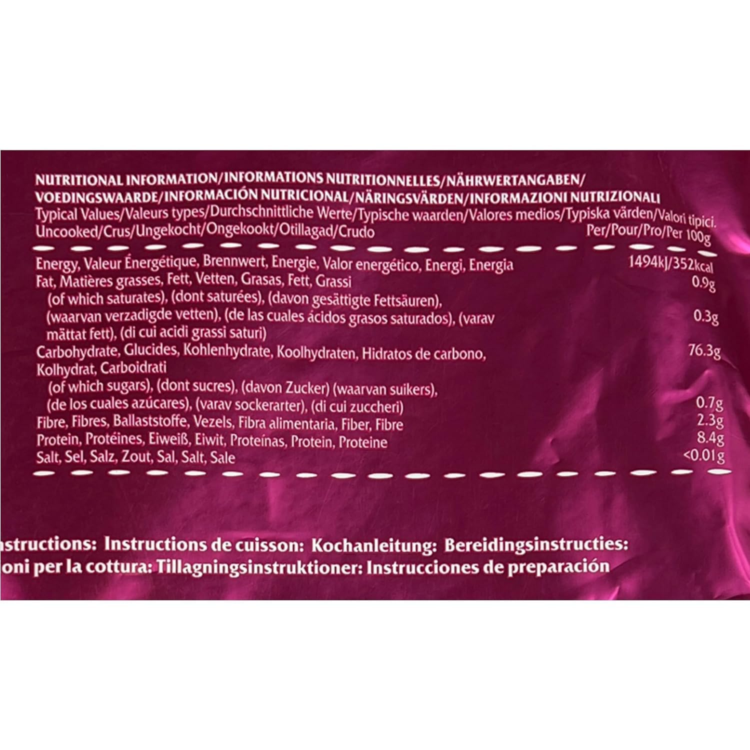 Tilda Grand Reis, extra lang, speziell, geeignet für das tägliche Kochen, natürlich gereift, perfekt für den täglichen Verzehr, 5 kg.