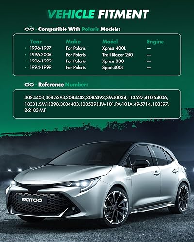 Miniatura 324 de SCITOO Arrancadores Nuevo Ajuste para Nissan Frontier Pickup Xterra 2002 2003 2004 3.3L 17859