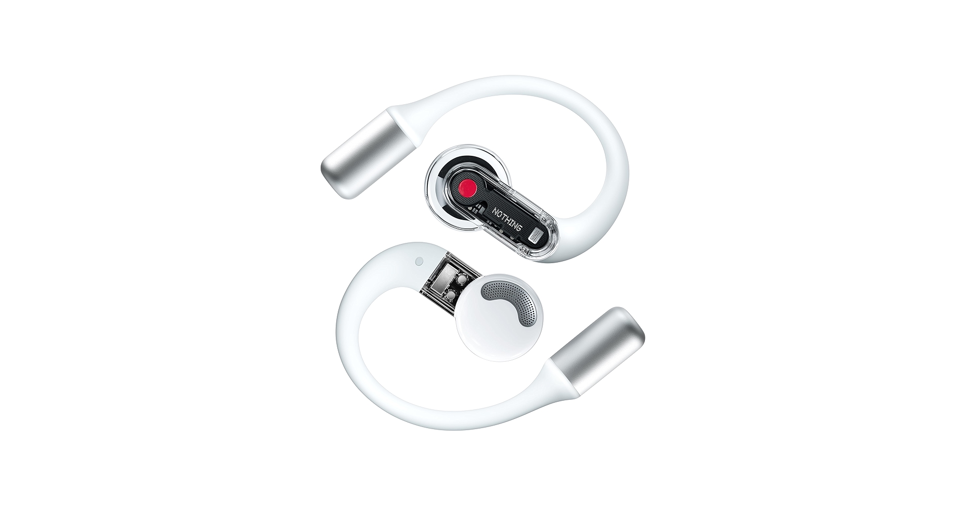 NOTHING ear (1) ホワイト Amazon.com: Nothing Ear (Open) Open-Ear Headphones, Earbuds