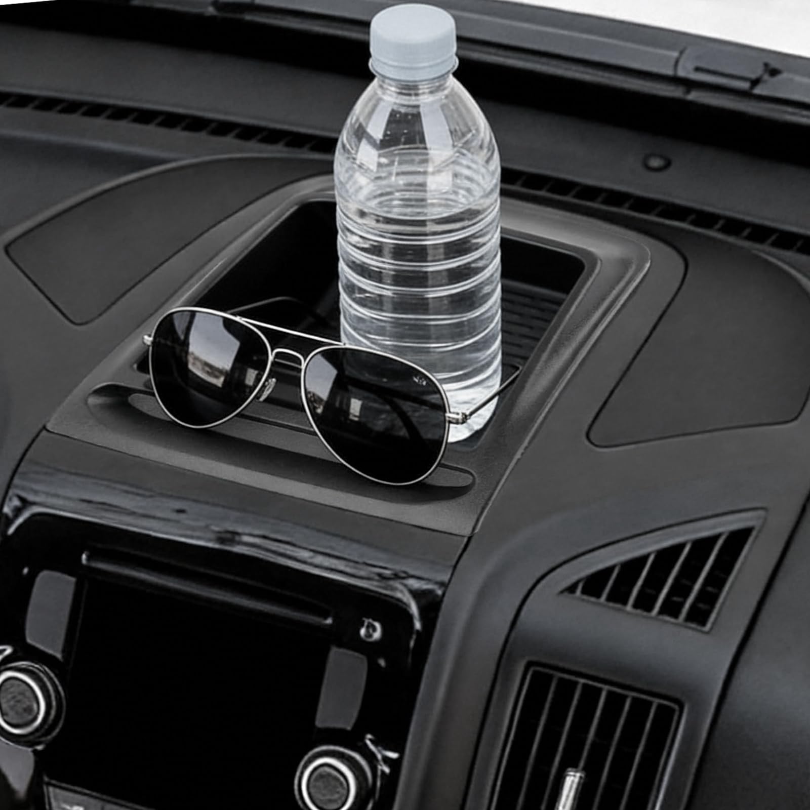 Caja de almacenamiento para tablero de instrumentos de auto compatible con Peugeot Boxer con FIAT Ducato con Citroen Relay (2014-2025), almacenamiento de tablero - Negro