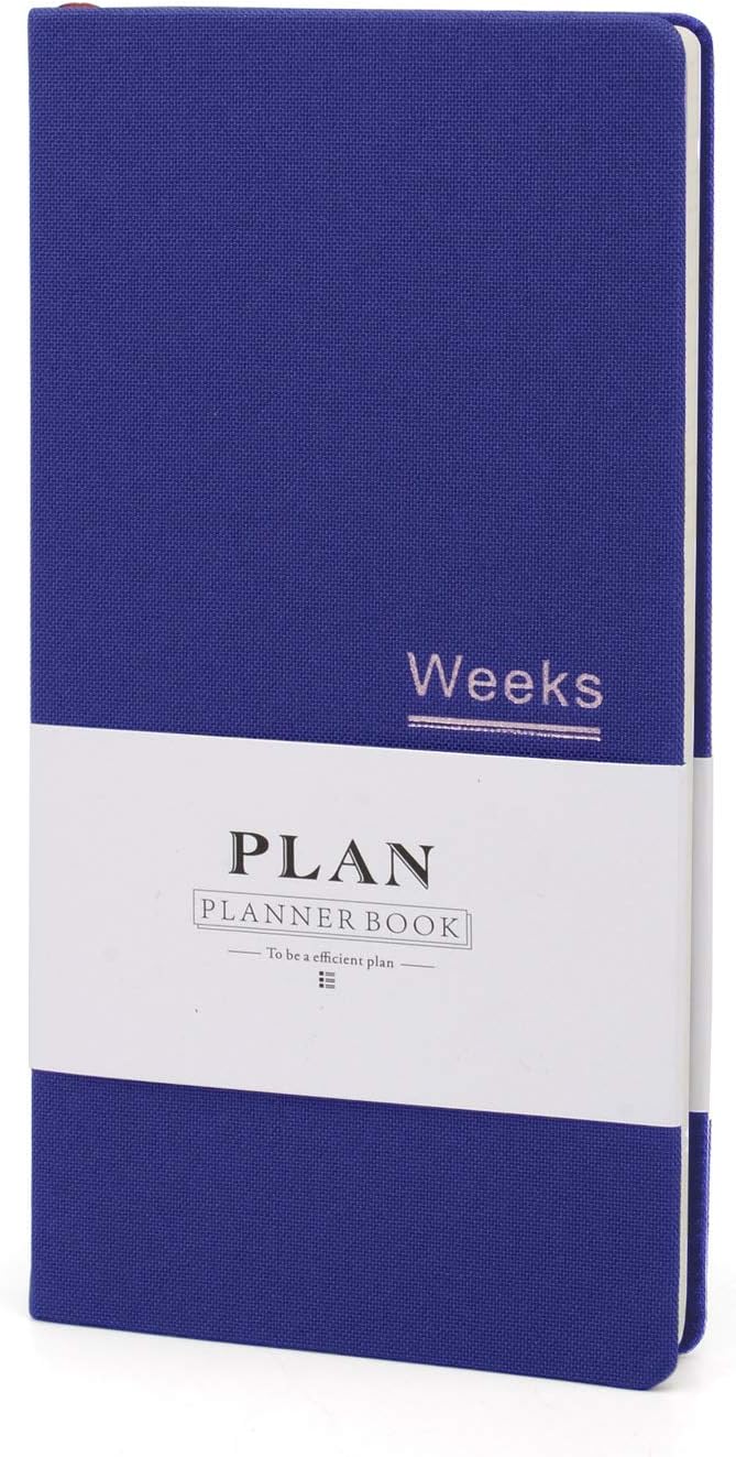 VZZBOO Happy Planner Weekly Pocket Planners Hoboni Weeks Small Journal Undated Notebook 12 Months - Hard Cover