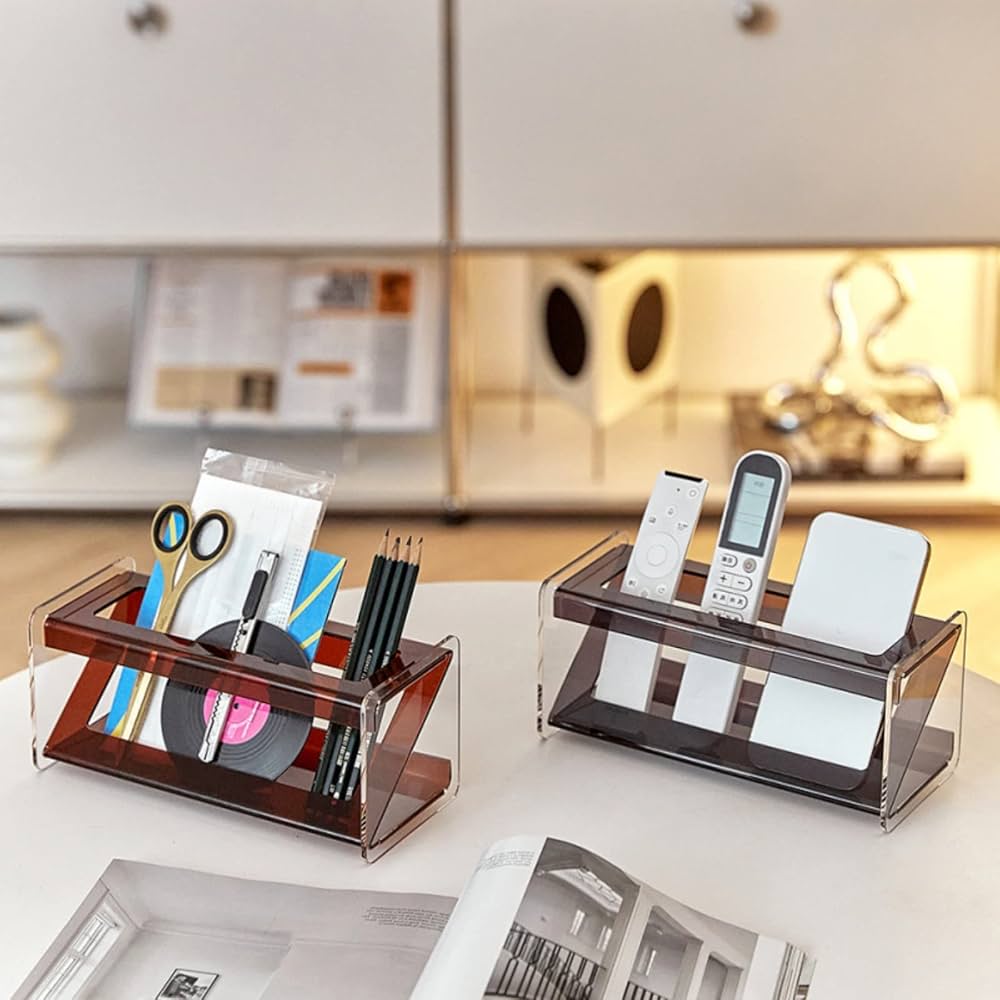 Amazon｜リモコンラック 卓上小物収納ケース リモコンスタンド