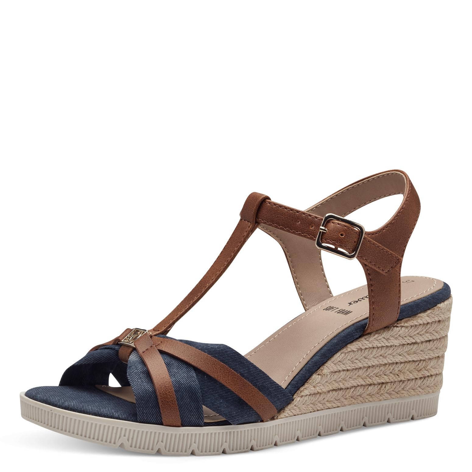 Sandalias Con Cuña WONDERS Flynn 83 D-8283 RAME_CORAL
