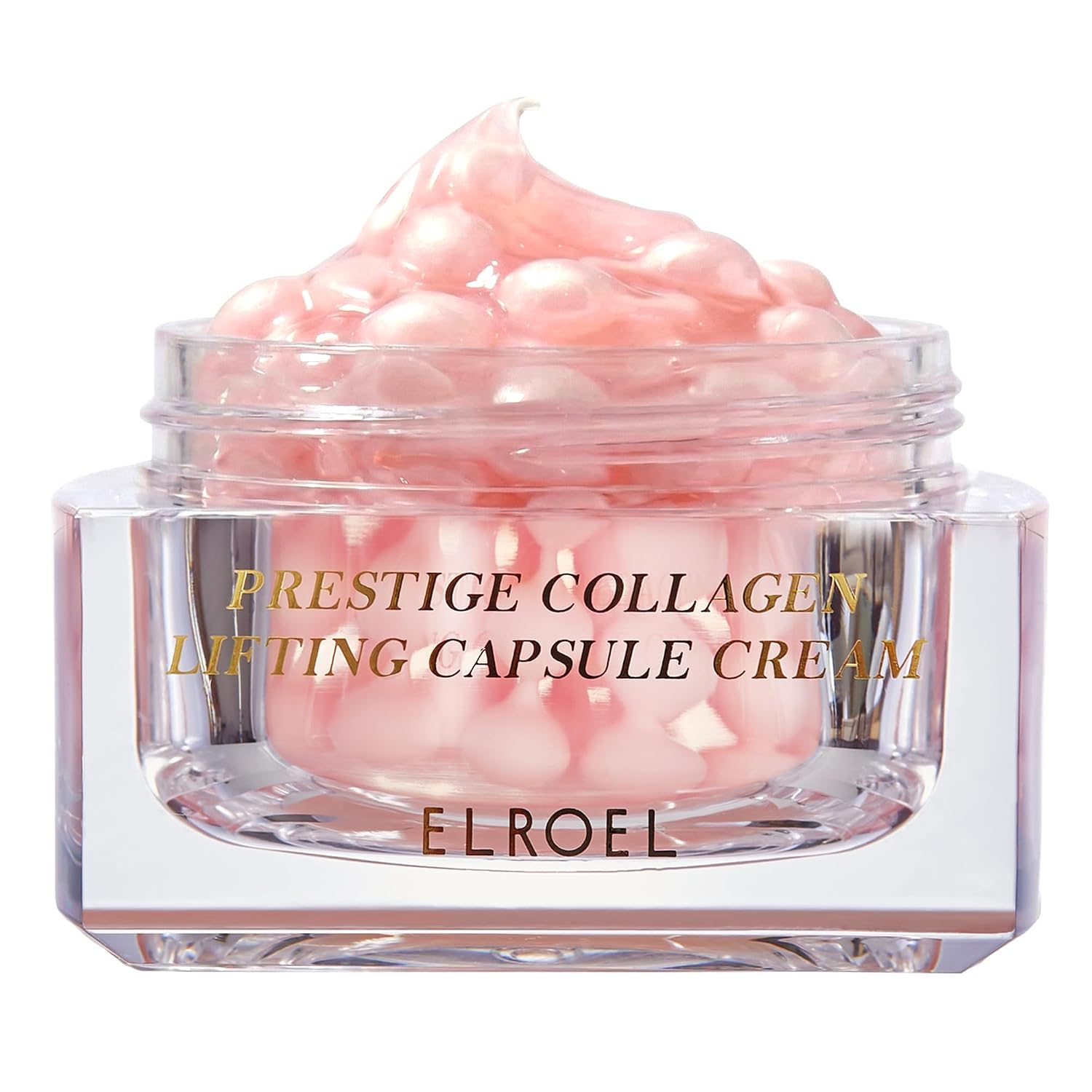 Prestige Collagen Lifting Capsule Cream - Age-defying, Firming and Hydrating Facial Moisturizer with 5 Peptides, Volufiline, Gigawhite & Ectoine - Korean Skin Care for All Skin Types 4.56 Fl Oz