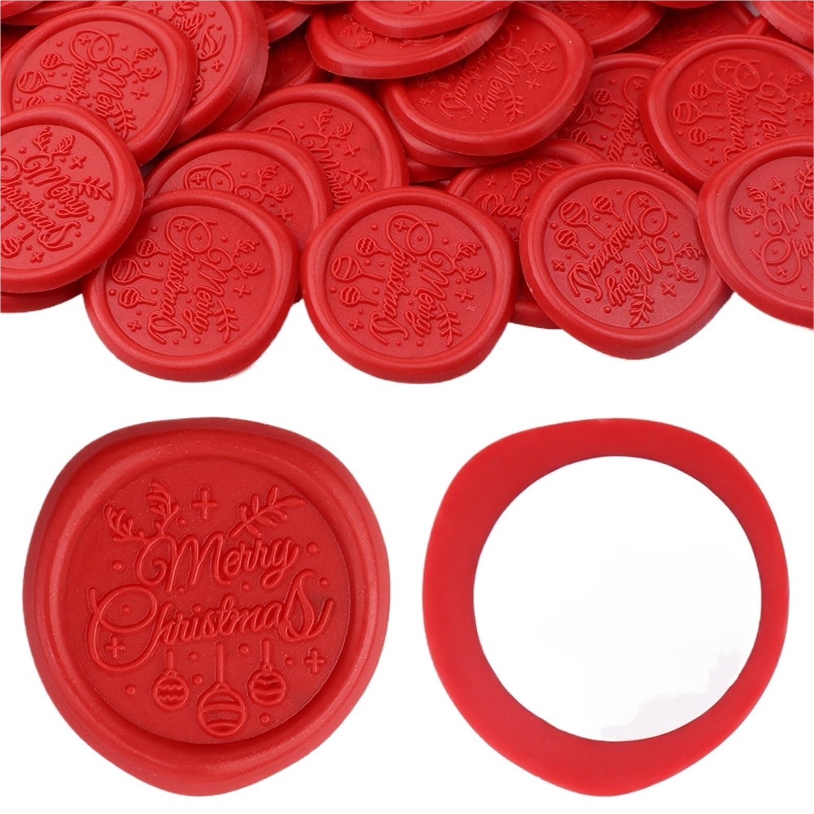 Efrjuwi Color 03 Wax Envelope Seal Stickers 25Pcs Elements Invitation Self-Adhesive Perfect For Invitations, Present Wrap(Color 03)