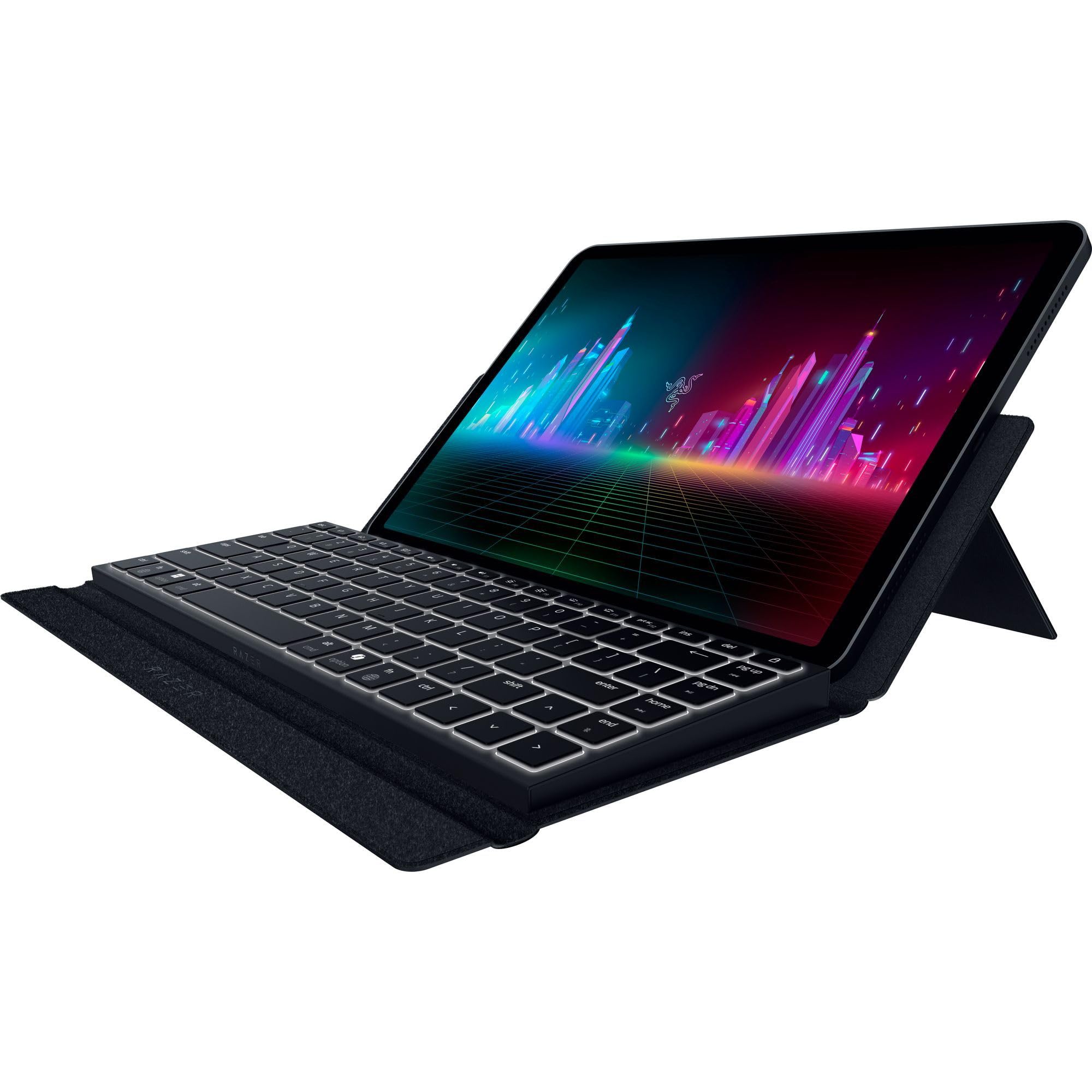 Razer Travel Case Folio - Reisetasche und Ständer für Tablets, Gaming-Handhelds, Mobile Geräte und tragbare Tastaturen - Ständer mit Mehreren Neigungswinkeln - Schlankes, leichtes Design | Schwarz