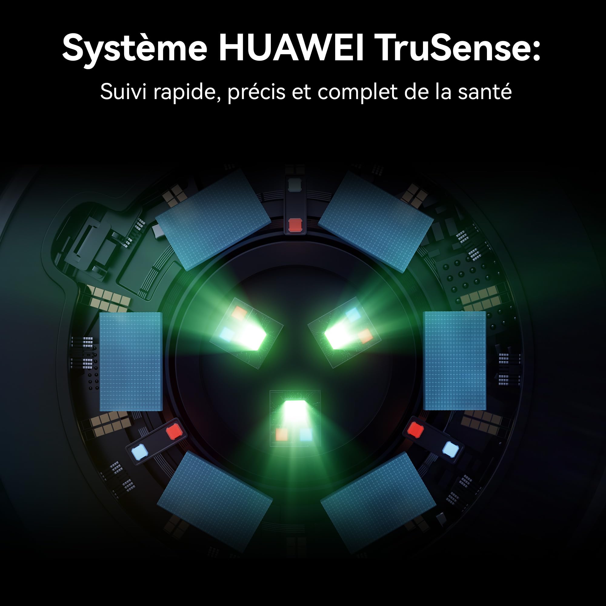 HUAWEI Watch GT 5 46mm Montre Connectée Noir, Suivi Santé, Autonomie 14 Jours iOS Android