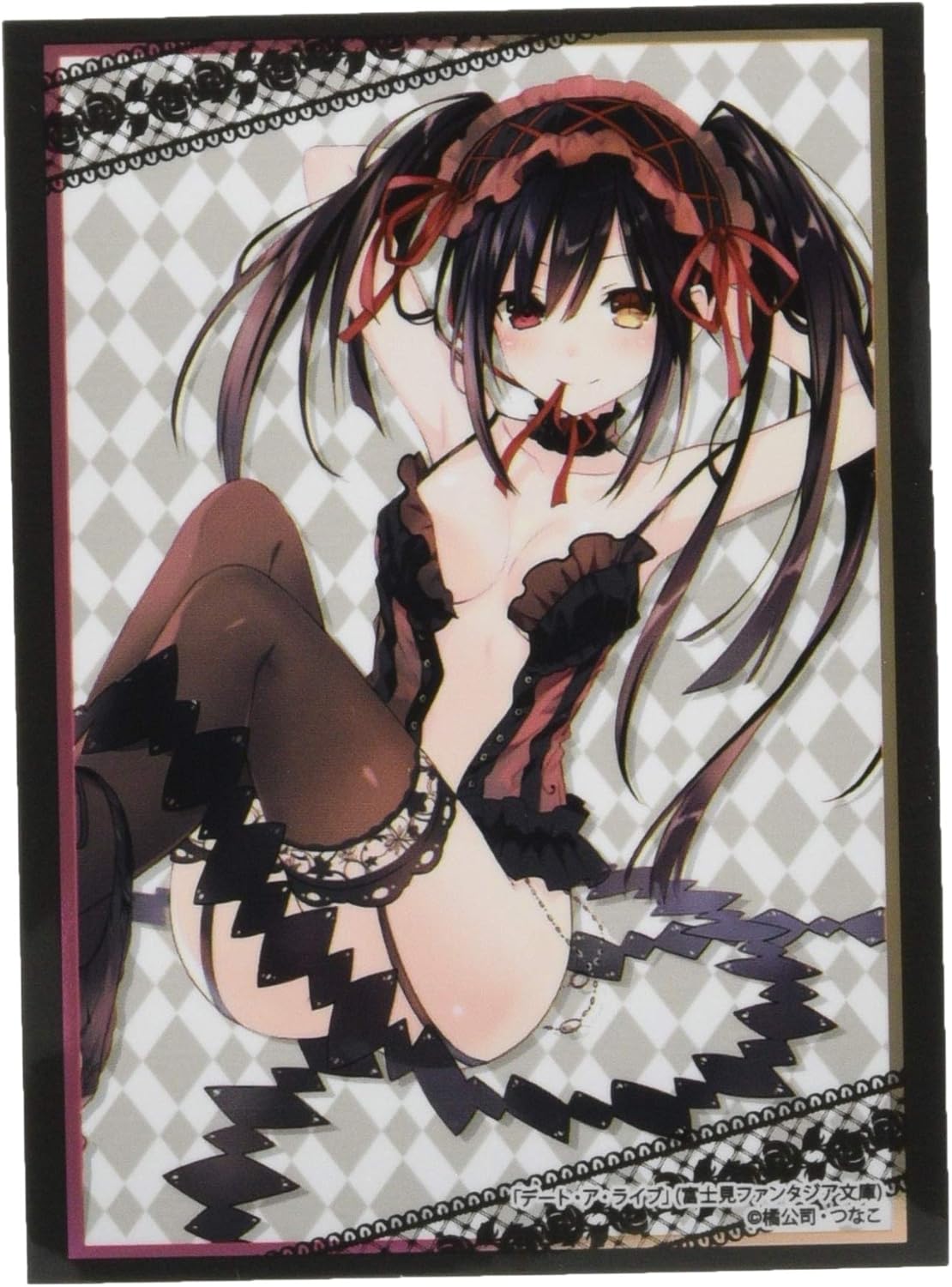 Bushiroad Date A Live Kurumi Tokisaki Card Game Character Sleeves Collection HG Vol.2096 Part.2 Anime Girls Art (60 Sleeves, Size 92 x 67mm, PP + Silver Film)