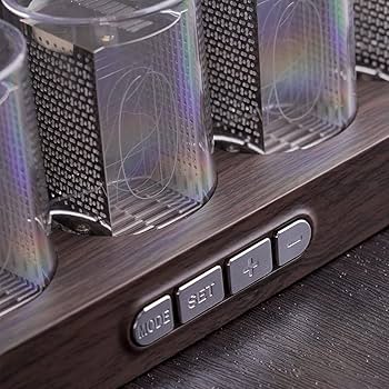 Amazon.com: Cadmos Nixie Tube Clock.Glow Tubes Analog Clock