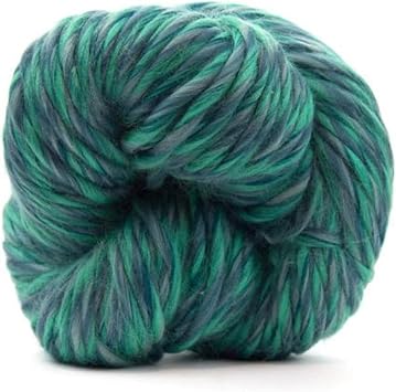 Revolution Fibers Multicolored Merino Yarn | 100% Merino Wool, Super Chunky/Bulky, 7 Ounces / 200 Grams, 145 Yards per Skein | Lovely and Soft for Knitting, Crocheting & Weaving Harmony Green