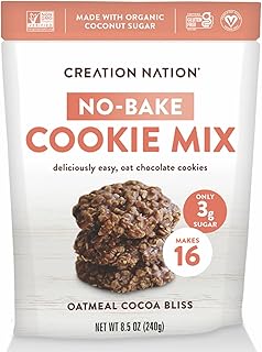 NO BAKE OATMEAL CHOCOLATE COOKIE MIX ~ Makes 16 deliciously easy GLUTEN FREE COOKIES. No baking! "Oatmeal Cocoa Bliss" is Vegan, Gluten Free, Dairy Free, Rice Free, Soy Free